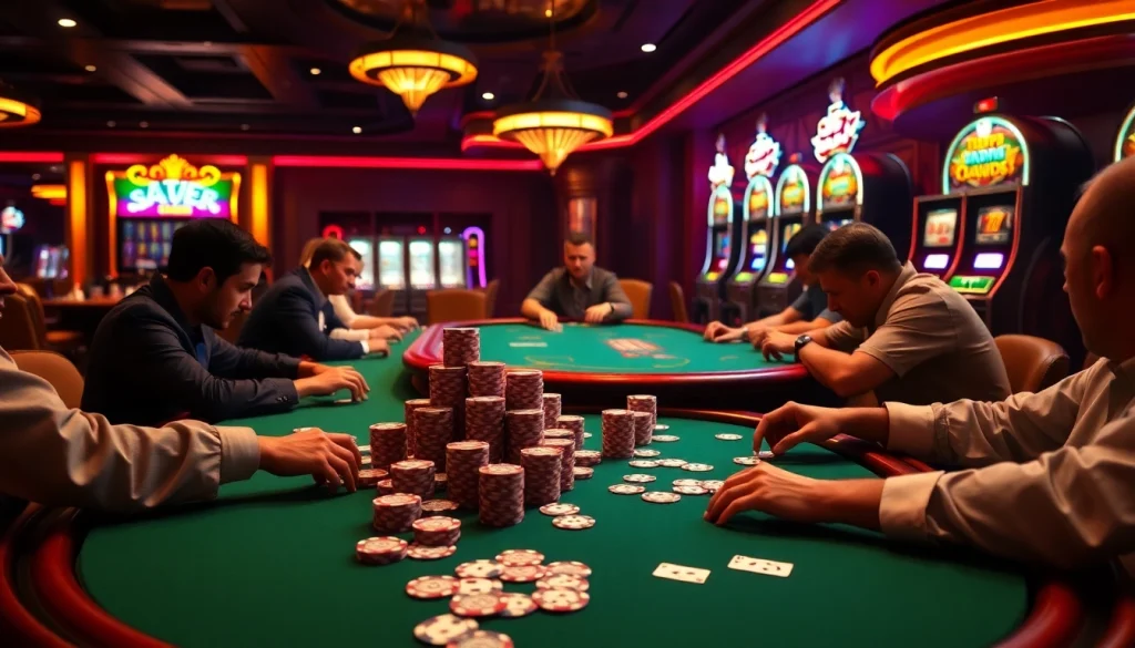Experience the tension at a poker table with https://xx88.us/, where players strategize and choose their bets amidst colorful chips and cards.